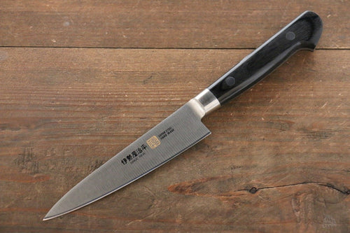 伊勢屋 鉬鋼（MOL） 多用途小刀  120mm 黑合成木 握把 - 清助刃物