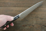 伊勢屋 鉬鋼（MOL） 多用途小刀 日本刀 150mm 黑合成木 握把 - 清助刃物