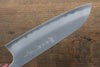 加藤 義實 超級青鋼 梨地 三德刀  170mm 紅宏都拉斯紫檀木握把 - 清助刃物