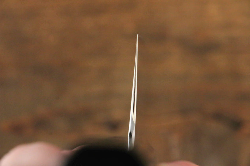 黑崎 真 VG10 大馬士革紋 菜切  165mm 黑檀（兩側帶環型設計）握把 - 清助刃物