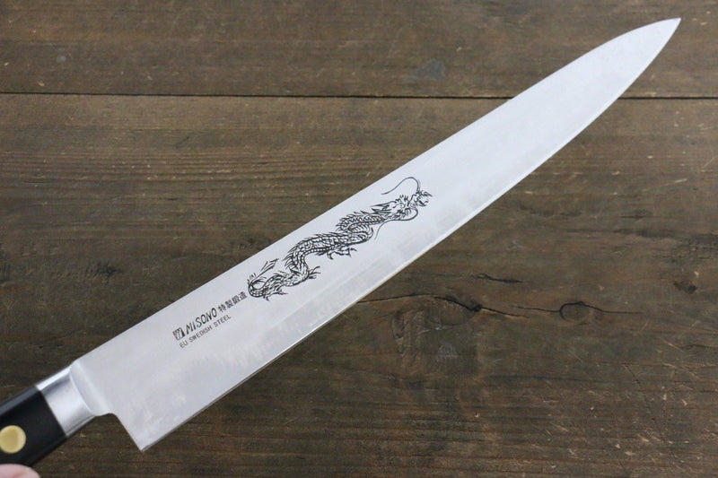 Misono 瑞典鋼 刻有龍的圖樣 筋引 - 清助刃物