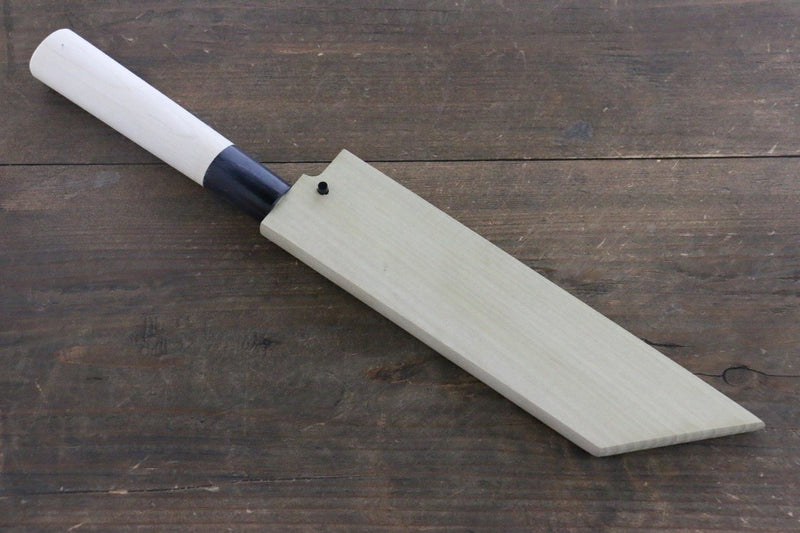 木蘭 鞘 Mukimono 剝物刀用 附合成木安全栓 180mm Houei - 清助刃物