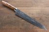 佐治 武士 R2/SG2 鑽石面處理 大馬士革紋 切付  270mm 鐵木 握把 - 清助刃物