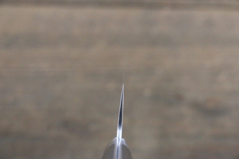 佐治 武士 青鋼二號 牛刀 日本刀 180mm 黑米卡塔（樹脂複合材料） 握把 - 清助刃物