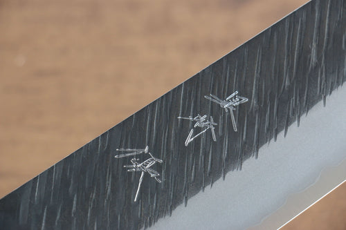 黑崎 優 風神 超級青鋼 鎚目 牛刀  270mm 櫸木 握把 - 清助刃物