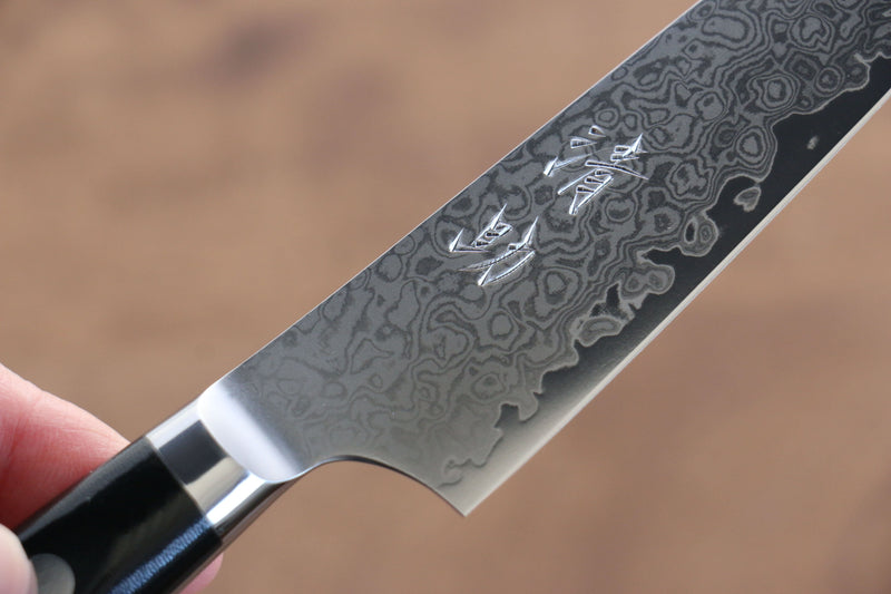 清助 VG10 33層大馬士革紋 多用途小刀  120mm 米卡塔（樹脂複合材料）握把 - 清助刃物