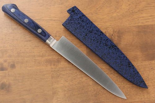 清助 青天 鉬鋼（MOL） 多用途小刀 日本刀 150mm 青合成木 握把 附刀鞘 - 清助刃物