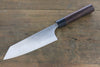 尾形 峻吾 白鋼二號 大馬士革紋 文化刀 日本刀 165mm 紫檀木握把 - 清助刃物