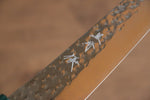黑崎 優 閃光 銳 SG2 鎚目 多用途小刀  150mm 紫檀木（口輪：綠合成木） 握把 - 清助刃物