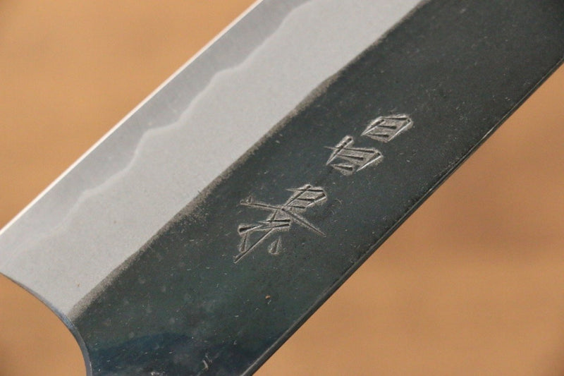 昌景 水 青鋼二號 黑打 三德刀 日本刀 165mm 美國櫻桃木握把 - 清助刃物