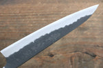 山本 直 青鋼 黑打 多用途小刀 日本刀 135mm 核桃木握把 - 清助刃物