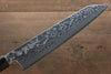 佑成 ZDP189 大馬士革紋 切付牛刀 日本刀 240mm 紫檀木握把 - 清助刃物