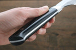 佐治 武士 超級青鋼 牛刀 日本刀 240mm 黑米卡塔（樹脂複合材料） 握把 - 清助刃物