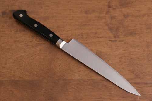 高村刃物 VG10 打磨處理 多用途小刀 日本刀 150mm 黑合成木 握把 - 清助刃物