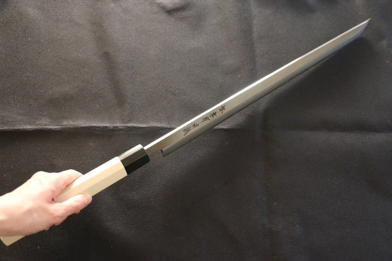 堺 孝行 白鋼二號 鮪魚刀  450mm - 清助刃物
