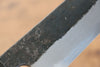 菊月 白鋼二號 黑打 牛刀  240mm 木蘭握把 - 清助刃物