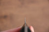 佐治 武士 青鋼二號 有色大馬士革紋 多用途小刀 日本刀 135mm 黑米卡塔（樹脂複合材料） 握把 - 清助刃物