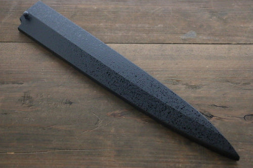 黑石目圖樣 木蘭 鞘 270mm 柳刃用 附合成木安全栓 Houei - 清助刃物