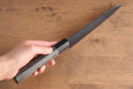 清助 SK-85鋼 離子鍍 鎚目 三德刀  180mm 灰色合成木 握把 - 清助刃物