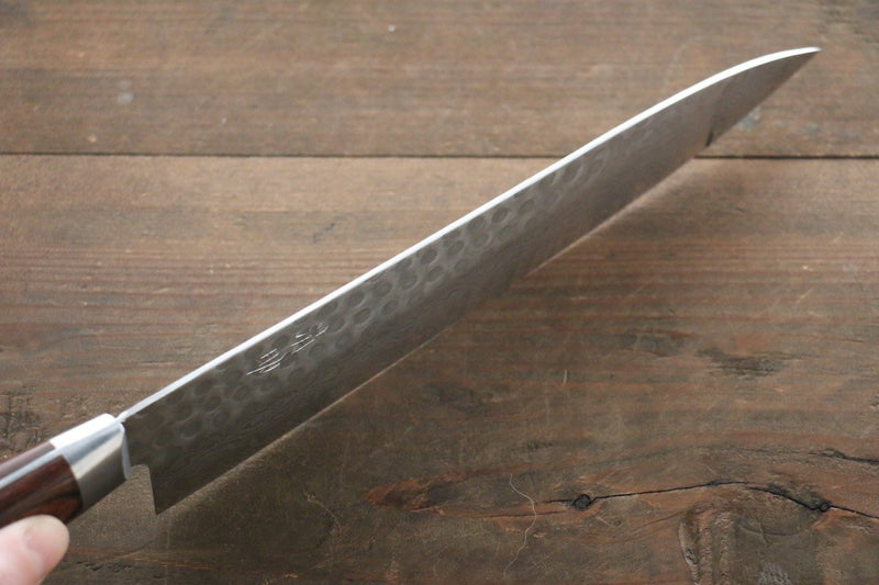 清助 VG10 17層 大馬士革紋 牛刀  210mm 桃花心木 握把 - 清助刃物