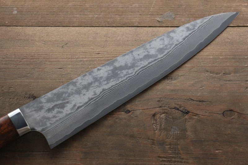 佐治 武士 R2/SG2 黑色大馬士革紋 牛刀  240mm 鐵木 握把 - 清助刃物