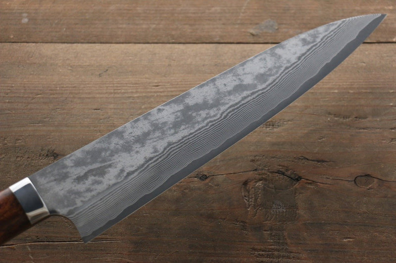 佐治 武士 R2/SG2 黑色大馬士革紋 牛刀  240mm 鐵木 握把 - 清助刃物