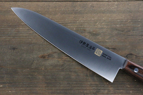 伊勢屋 鉬鋼（MOL） 牛刀  210mm 桃花心木 握把 - 清助刃物