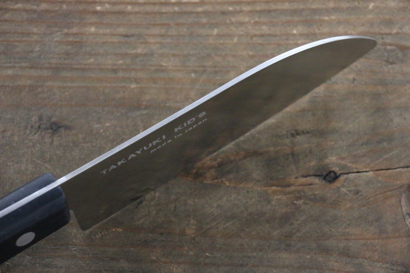堺 孝行 鉬鋼（MOL） 兒童用刀 日本刀 120mm - 黑色柄 - 清助刃物