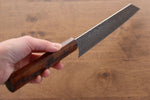 加藤 義實 R2/SG2 大馬士革紋 文化刀  165mm 日本柳杉（漆塗）握把 - 清助刃物