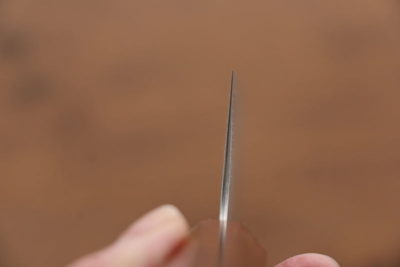 加藤 義實 R2/SG2 大馬士革紋 文化刀  165mm 日本柳杉（漆塗）握把 - 清助刃物