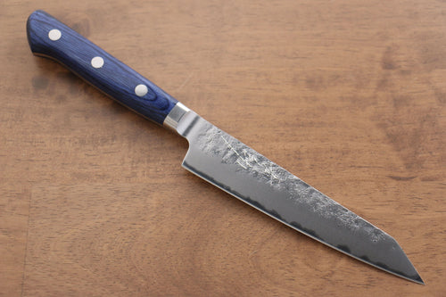 清助 青鋼二號 梨地 切付多用途小刀 日本刀 145mm 青合成木 握把 - 清助刃物