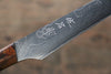 佐治 武士 VG10 鑽石面處理 牛排刀 日本刀 125mm 鐵木 握把 - 清助刃物