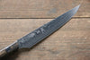 佐治 武士 VG10 鑽石面處理 牛排刀 日本刀 125mm 黑柿 握把 - 清助刃物