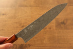 加藤 義實 SG2 大馬士革紋 牛刀  210mm 日本柳杉（漆塗）握把 - 清助刃物