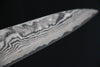 佐治 武士 VG10 黑打 大馬士革紋 多用途小刀 日本刀 135mm 米卡塔（樹脂複合材料） 握把 附刀鞘 - 清助刃物