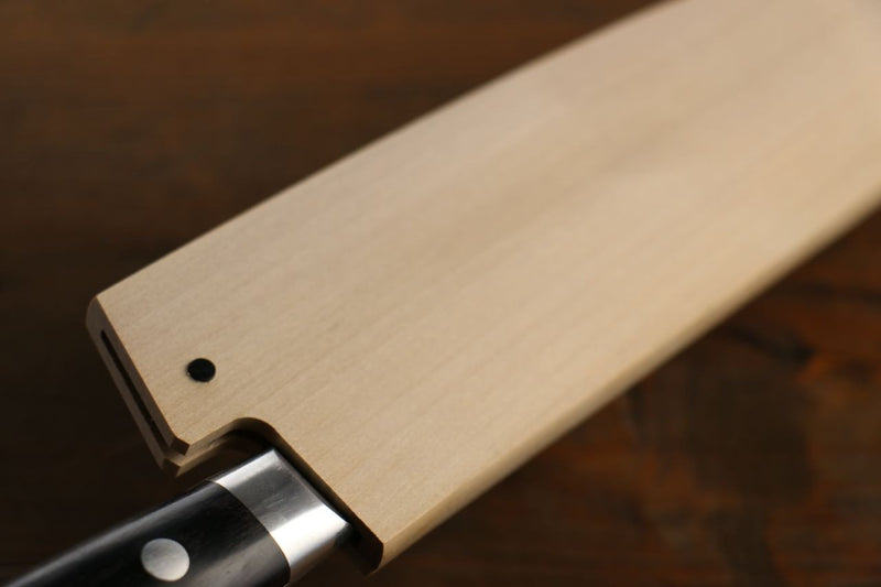 木蘭 鞘 三德刀用 附合成木安全栓 180mm - 清助刃物
