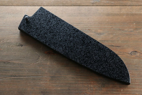 黑石目圖樣 木蘭 鞘 三德刀用 附合成木安全栓 180mm Houei - 清助刃物
