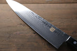 伊勢屋 VG10 大馬士革紋 牛刀 日本刀 210mm 黑合成木握把 - 清助刃物