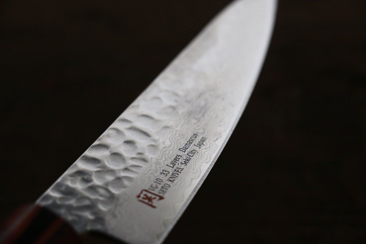 伊勢屋 VG10 大馬士革紋 小三德刀  135mm - 清助刃物